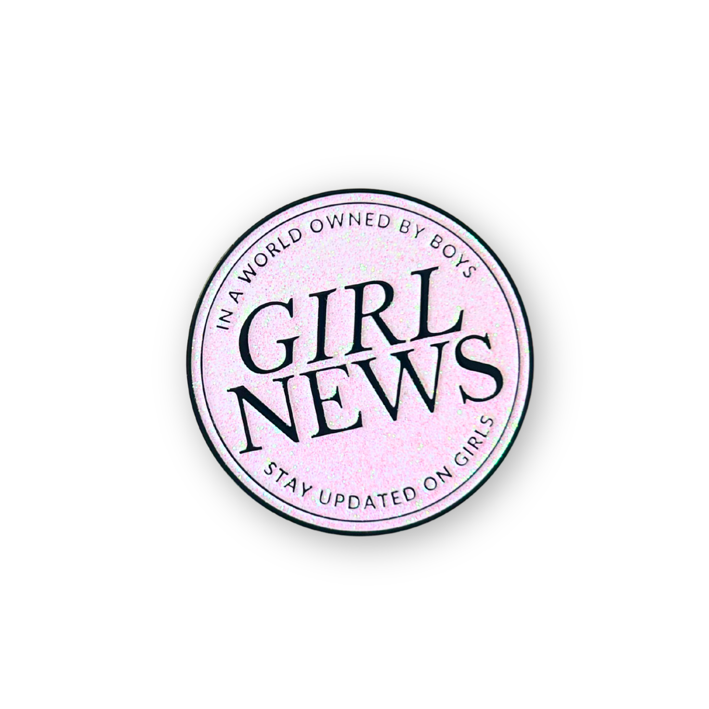 Girl News Pin